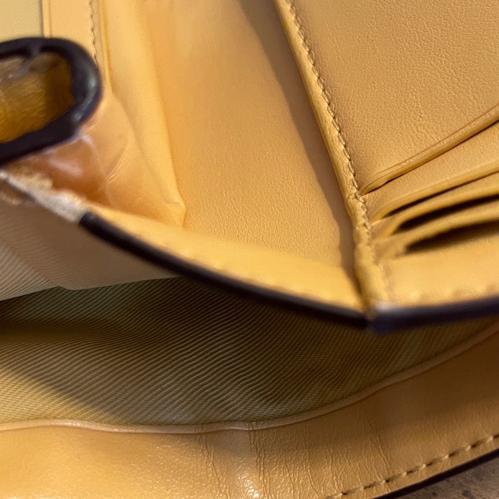 Coach Tan and Yellow Wallet - Picture 6 of 7